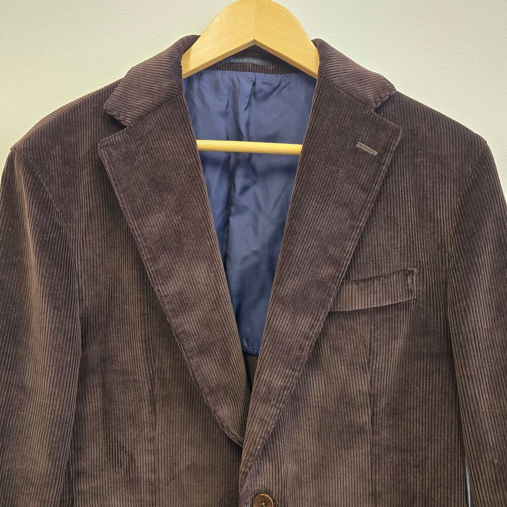 Sid Mashburn Kincaid No. 1 Brown Corduroy Sport Coat Jacket US 44R EU 54R NWOT - Picture 3 of 11